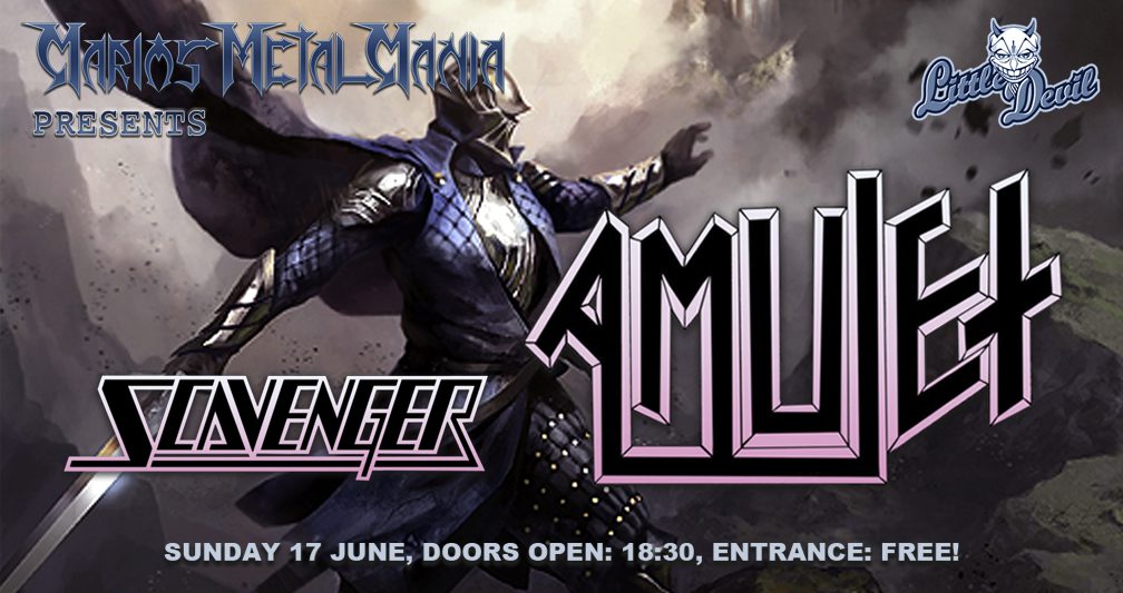 MMM Presents: AMULET (UK) + SCAVENGER (B)